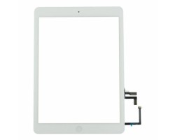 Érintőpanel Apple iPad 5 A1822 A1823 fekete home gomb flex, érintőképernyő fehér